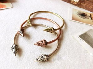 女人飾界 復古朋克個性手鐲，歐美時尚批發首選