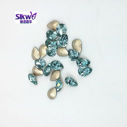 深海藍(lán)水滴配件 打造閃耀飾品的批發(fā)之選